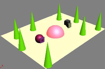 Ассоциирование делегатов со сферой и кубом