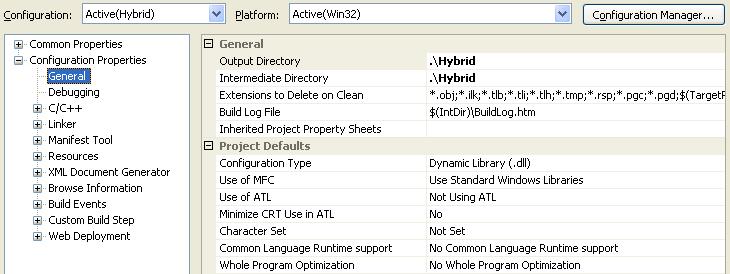  Configuration Properties  General