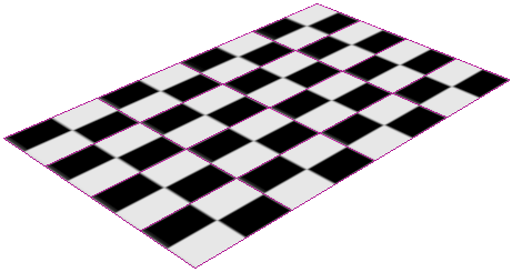 Карта Checker на плоскости с число повторов tiling = 4